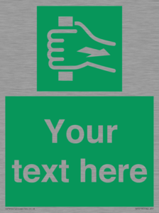 Custom Pull Bar Sign